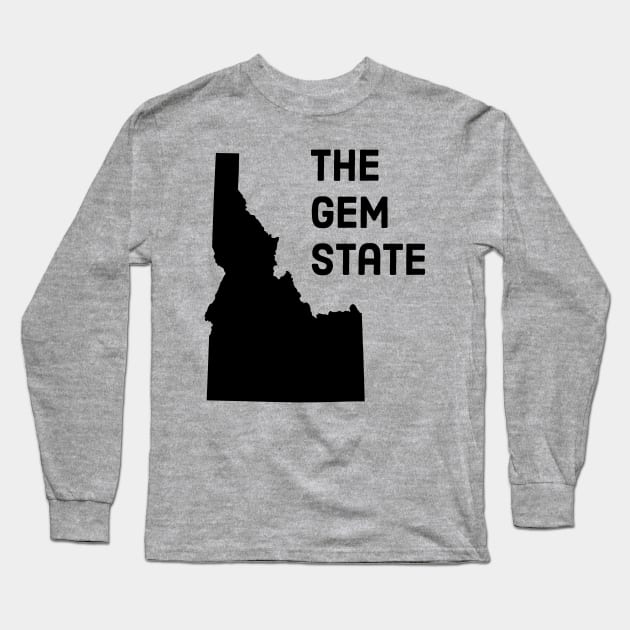 Idaho - The Gem State Long Sleeve T-Shirt by whereabouts